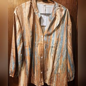 Women's 3/4 Sleeve Blouse XXL